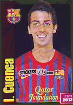 Sticker I. Cuenca (Portrait) - FC Barcelona 2011-2012 n. 165 - Panini