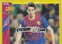 Sticker I. Cuenca in action (1 of 2) - FC Barcelona 2011-2012 n. 166 - Panini