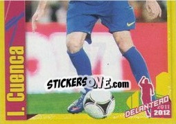 Cromo I. Cuenca in action (2 of 2) - FC Barcelona 2011-2012 - Panini