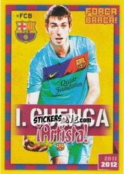 Figurina I. Cuenca (Flash) - FC Barcelona 2011-2012 - Panini
