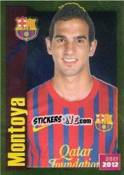 Sticker Montoya (Portrait) - FC Barcelona 2011-2012 - Panini