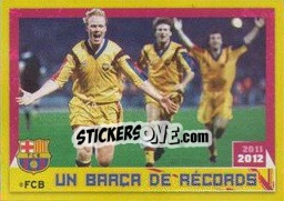 Sticker 4 Champions, 4 Recopas, 4 Supercopas, y 3 Copas de Ferias - FC Barcelona 2011-2012 - Panini