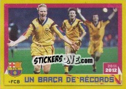 Sticker 4 Champions, 4 Recopas, 4 Supercopas, y 3 Copas de Ferias - FC Barcelona 2011-2012 n. 179 - Panini