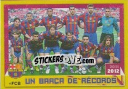 Cromo Plantilla - FC Barcelona 2011-2012 - Panini