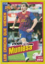 Sticker Muniesa - FC Barcelona 2011-2012 n. 188 - Panini