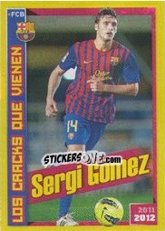 Sticker Sergi Gomez - FC Barcelona 2011-2012 n. 190 - Panini