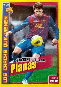 Cromo Planas - FC Barcelona 2011-2012 - Panini