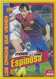 Sticker Espinosa - FC Barcelona 2011-2012 - Panini