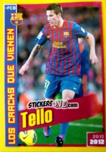 Cromo Cristian Tello - FC Barcelona 2011-2012 - Panini