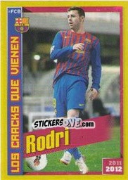 Sticker Rodri - FC Barcelona 2011-2012 n. 198 - Panini