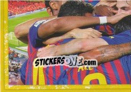 Sticker Som la gent blaugrana (5 of 6) - FC Barcelona 2011-2012 n. 204 - Panini
