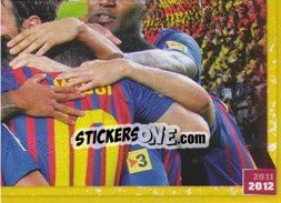 Sticker Som la gent blaugrana (6 of 6) - FC Barcelona 2011-2012 n. 205 - Panini