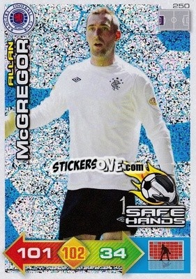 Sticker Allan McGregor - Scottish Premier League 2011-2012. Adrenalyn XL
 n. 250 - Panini