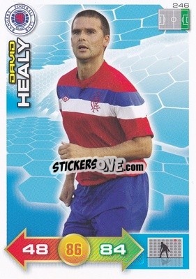 Sticker David Healy - Scottish Premier League 2011-2012. Adrenalyn XL
 n. 246 - Panini
