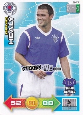 Cromo David Healy - Scottish Premier League 2011-2012. Adrenalyn XL
 - Panini