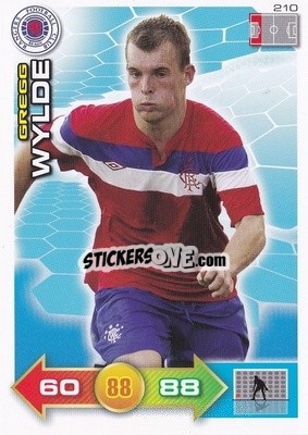Sticker Gregg Wylde - Scottish Premier League 2011-2012. Adrenalyn XL
 n. 210 - Panini