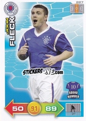 Sticker John Fleck - Scottish Premier League 2011-2012. Adrenalyn XL
 n. 227 - Panini