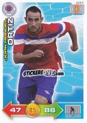 Sticker Juan Manuel Ortiz - Scottish Premier League 2011-2012. Adrenalyn XL
 n. 237 - Panini