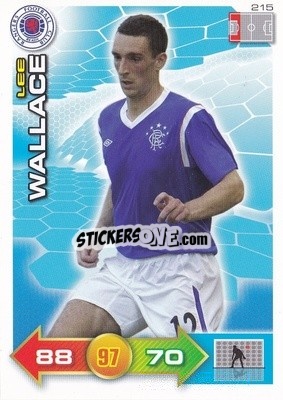 Sticker Lee Wallace - Scottish Premier League 2011-2012. Adrenalyn XL
 n. 215 - Panini