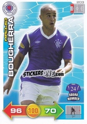 Sticker Madjid Bougherra - Scottish Premier League 2011-2012. Adrenalyn XL
 n. 203 - Panini