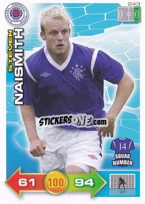 Sticker Nikica Jelavic - Scottish Premier League 2011-2012. Adrenalyn XL
 n. 243 - Panini
