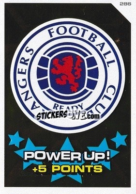 Sticker Rangers - Scottish Premier League 2011-2012. Adrenalyn XL
 - Panini