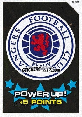 Sticker Rangers - Scottish Premier League 2011-2012. Adrenalyn XL
 n. 286 - Panini