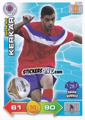 Cromo Salim Kerkar - Scottish Premier League 2011-2012. Adrenalyn XL
 - Panini