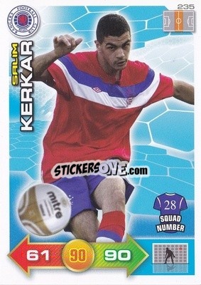 Sticker Salim Kerkar - Scottish Premier League 2011-2012. Adrenalyn XL
 n. 235 - Panini