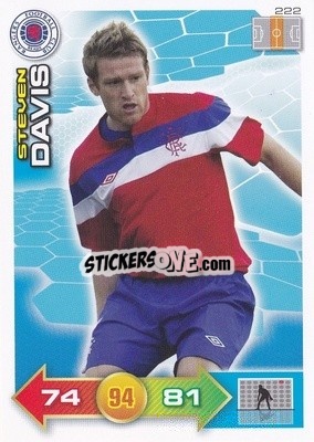 Figurina Steven Davis - Scottish Premier League 2011-2012. Adrenalyn XL
 - Panini