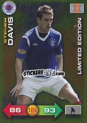 Sticker Steven Davis - Scottish Premier League 2011-2012. Adrenalyn XL
 n. LE-SD - Panini