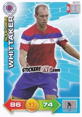 Sticker Steven Whittaker - Scottish Premier League 2011-2012. Adrenalyn XL
 n. 200 - Panini