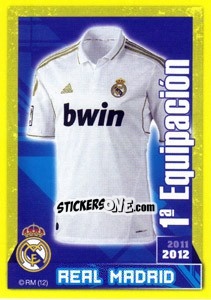 Cromo 1-a Equipacion - Real Madrid 2011-2012 - Panini