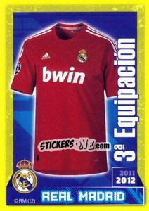 Sticker 3-a Equipacion - Real Madrid 2011-2012 - Panini