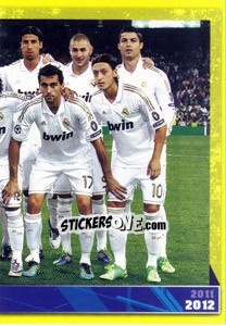 Sticker Plantilla - Real Madrid 2011-2012 n. 13 - Panini