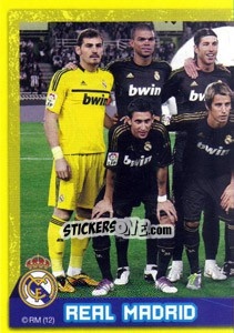 Figurina Plantilla - Real Madrid 2011-2012 - Panini