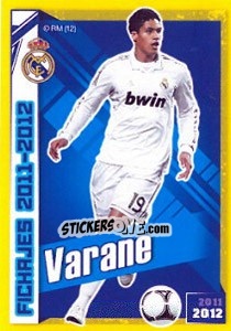Sticker Varane - Real Madrid 2011-2012 n. 19 - Panini