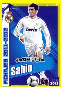 Cromo Sahin - Real Madrid 2011-2012 - Panini