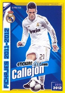 Sticker Callejon - Real Madrid 2011-2012 n. 23 - Panini
