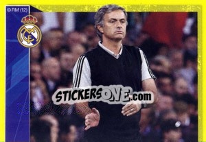 Figurina Mourinho in action - Real Madrid 2011-2012 - Panini