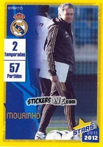 Cromo Mourinho (Trayectoria) - Real Madrid 2011-2012 - Panini