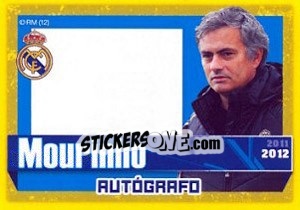 Sticker Mourinho (Autografo) - Real Madrid 2011-2012 n. 29 - Panini