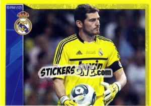 Figurina Casillas in action - Real Madrid 2011-2012 - Panini