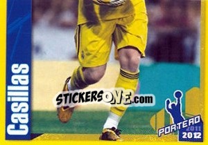 Cromo Casillas in action - Real Madrid 2011-2012 - Panini