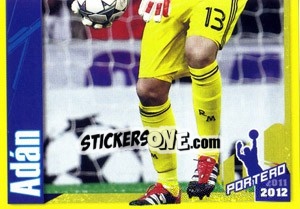 Figurina Adan in action - Real Madrid 2011-2012 - Panini