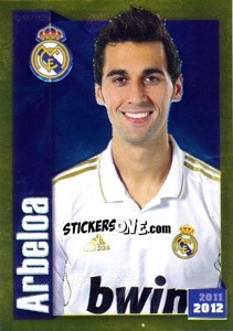 Cromo Arbeloa (Portrait) - Real Madrid 2011-2012 - Panini