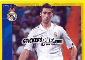 Cromo Arbeloa in action - Real Madrid 2011-2012 - Panini