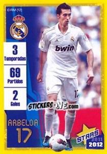 Figurina Arbeloa (Trayectoria) - Real Madrid 2011-2012 - Panini