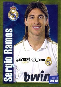 Cromo Sergio Ramos (Portrait) - Real Madrid 2011-2012 - Panini
