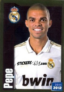 Sticker Pepe (Portrait) - Real Madrid 2011-2012 - Panini